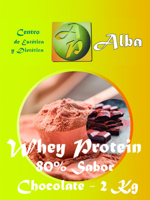 Whey Protein 80% Sabor Chocolate 2 Kg