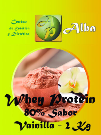 Whey Protein 80% Sabor Vainilla 2 Kg